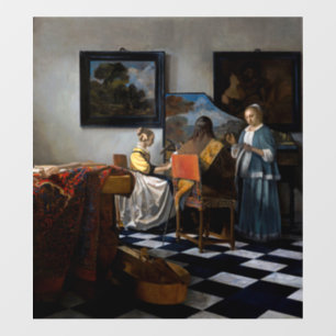Johannes Vermeer - The Concert Wall Decal