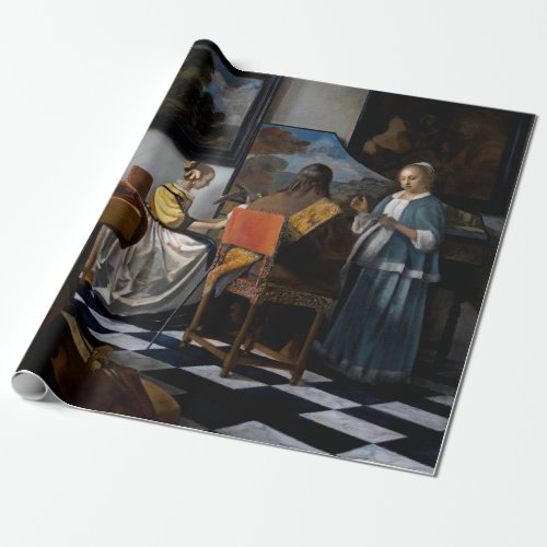 Johannes Vermeer _ The Concert Wrapping Paper