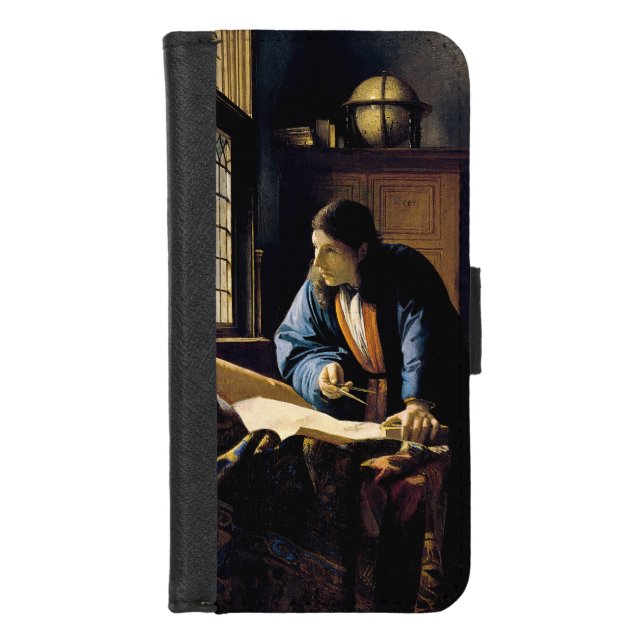 Johannes Vermeer - The Geographer iPhone Wallet Case (Front)