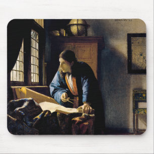 Johannes Vermeer - The Geographer Mouse Pad