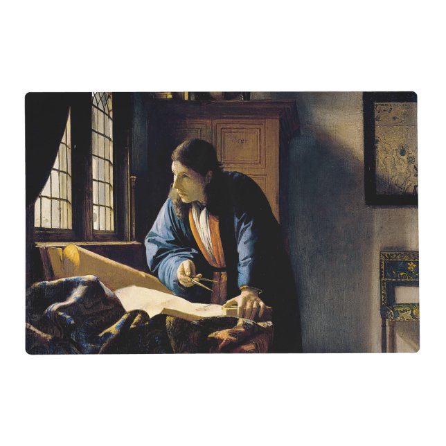 Johannes Vermeer - The Geographer Placemat (Front)