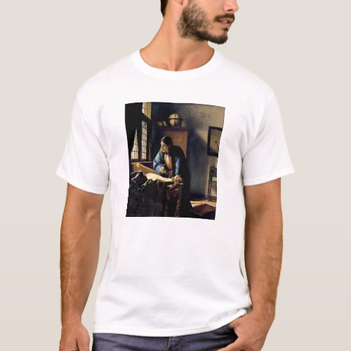 Johannes Vermeer _ The Geographer T_Shirt