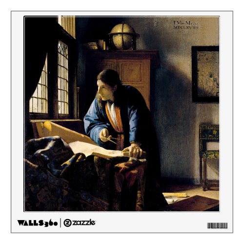 Johannes Vermeer _ The Geographer Wall Decal