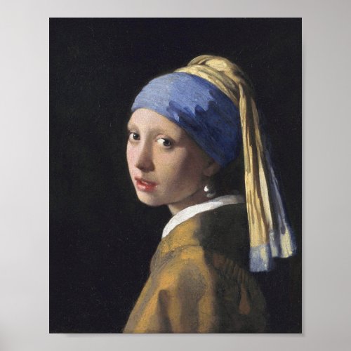 Johannes Vermeer _ The Girl With A Pearl Earring Poster