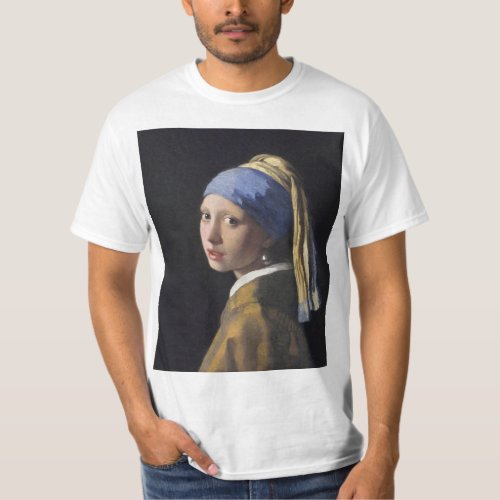 Johannes Vermeer _ The Girl With A Pearl Earring T_Shirt