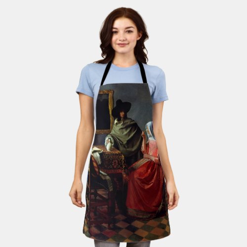 Johannes Vermeer _ The Glass of Wine Apron