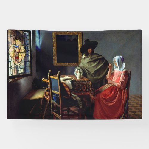 Johannes Vermeer _ The Glass of Wine Banner