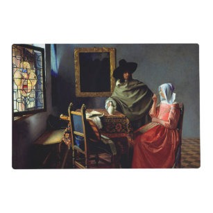 Johannes Vermeer - The Glass of Wine Placemat