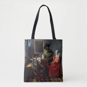 Johannes Vermeer - The Glass of Wine Tote Bag