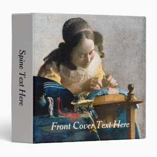 Johannes Vermeer - The Lacemaker 3 Ring Binder