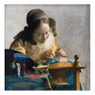 Johannes Vermeer - The Lacemaker Acrylic Print
