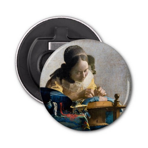 Johannes Vermeer _ The Lacemaker Bottle Opener