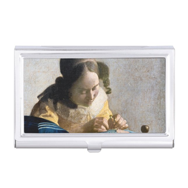 Johannes Vermeer - The Lacemaker Business Card Case (Front)
