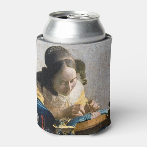 Johannes Vermeer _ The Lacemaker Can Cooler