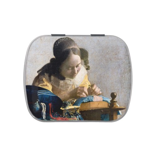 Johannes Vermeer _ The Lacemaker Candy Tin