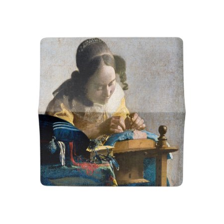 Johannes Vermeer - The Lacemaker Checkbook Cover