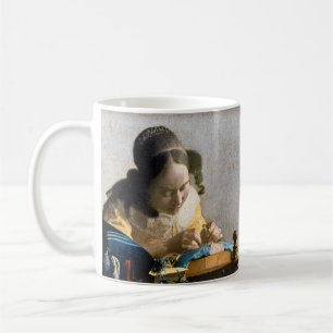Johannes Vermeer - The Lacemaker Coffee Mug