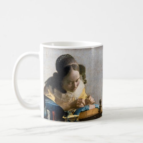 Johannes Vermeer _ The Lacemaker Coffee Mug