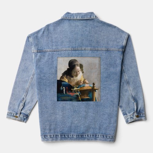 Johannes Vermeer _ The Lacemaker Denim Jacket