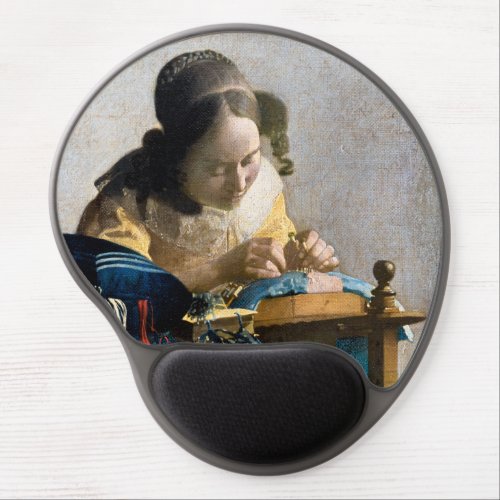 Johannes Vermeer _ The Lacemaker Gel Mouse Pad