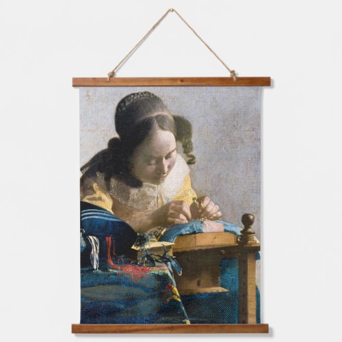 Johannes Vermeer _ The Lacemaker Hanging Tapestry