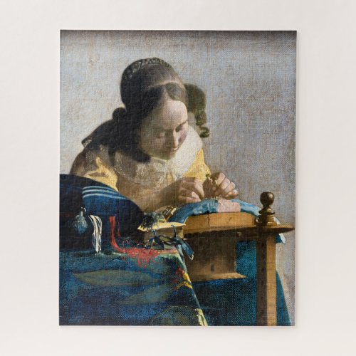 Johannes Vermeer _ The Lacemaker Jigsaw Puzzle