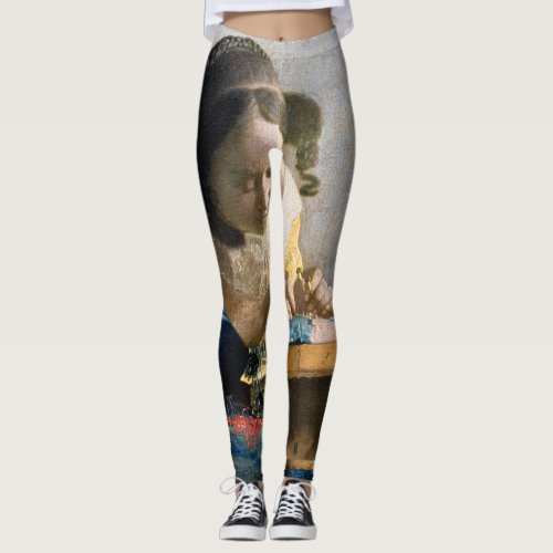 Johannes Vermeer _ The Lacemaker Leggings