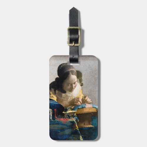 Johannes Vermeer _ The Lacemaker Luggage Tag