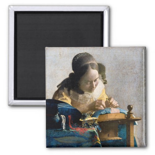 Johannes Vermeer _ The Lacemaker Magnet