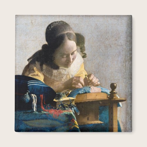 Johannes Vermeer - The Lacemaker Magnet Johannes Vermeer - The Lacemaker Magnet
