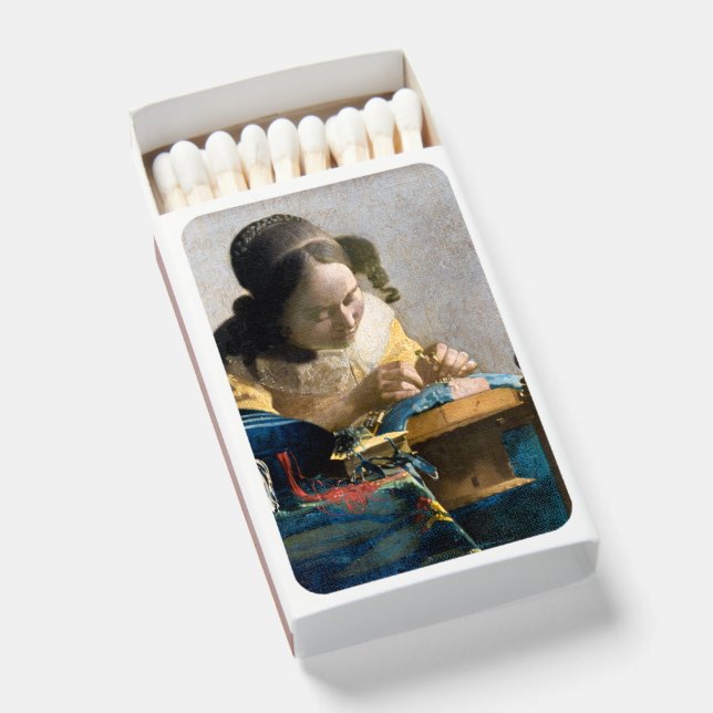 Johannes Vermeer - The Lacemaker Matchboxes (Front Open)