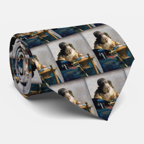 Johannes Vermeer _ The Lacemaker Neck Tie