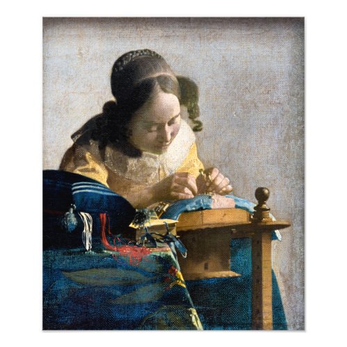 Johannes Vermeer _ The Lacemaker Photo Print