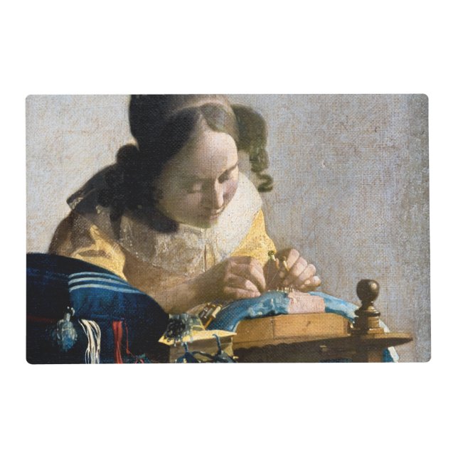 Johannes Vermeer - The Lacemaker Placemat (Front)