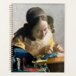 Johannes Vermeer - The Lacemaker Planner<br><div class="desc">The Lacemaker - Johannes Vermeer, 1669-1671</div>