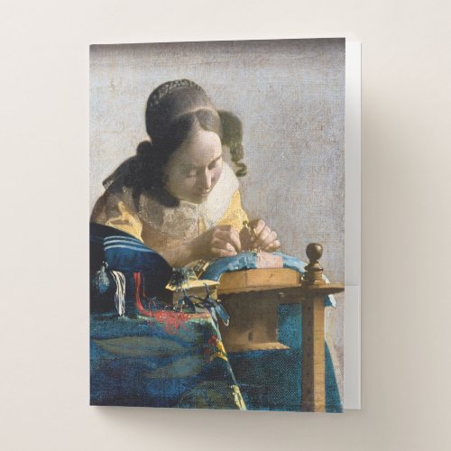 Johannes Vermeer _ The Lacemaker Pocket Folder