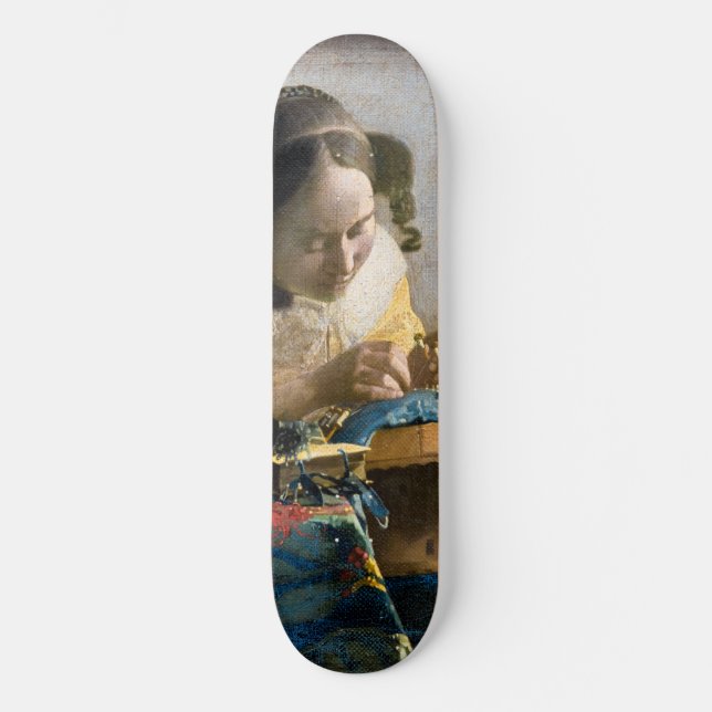 Johannes Vermeer - The Lacemaker Skateboard (Front)