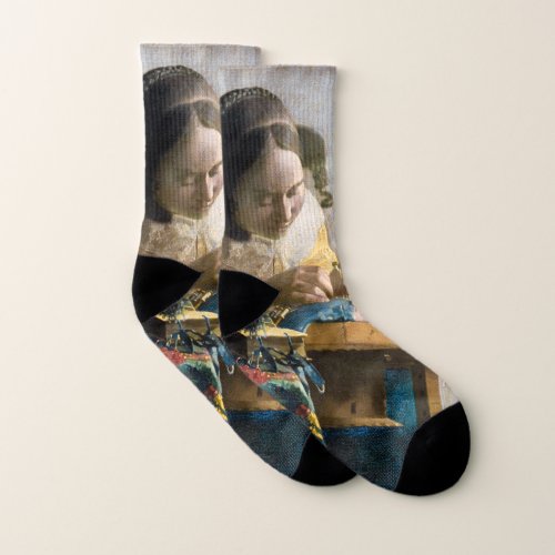 Johannes Vermeer _ The Lacemaker Socks