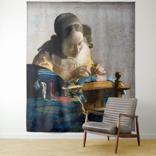 Johannes Vermeer _ The Lacemaker Tapestry