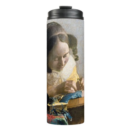Johannes Vermeer _ The Lacemaker Thermal Tumbler