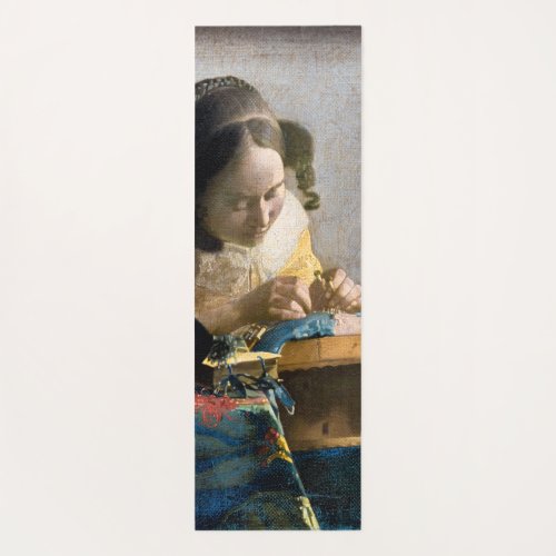 Johannes Vermeer _ The Lacemaker Yoga Mat