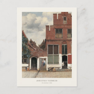 Johannes Vermeer The Little Street Architectural Postcard
