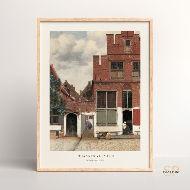 Johannes Vermeer The Little Street Architectural  Poster (Creator Uploaded)