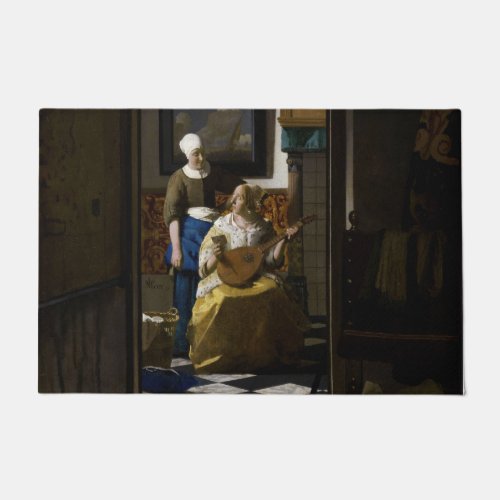 Johannes Vermeer _ The Love Letter Doormat