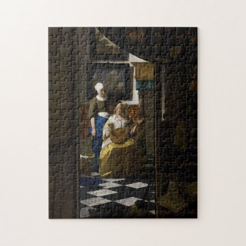 Johannes Vermeer _ The Love Letter Jigsaw Puzzle