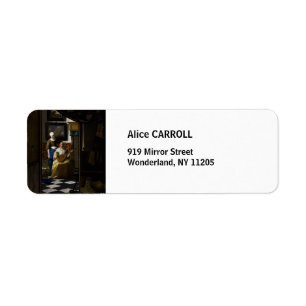 Johannes Vermeer - The Love Letter Label
