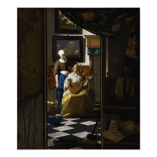 Johannes Vermeer _ The Love Letter Photo Print