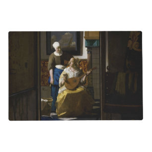 Johannes Vermeer - The Love Letter Placemat