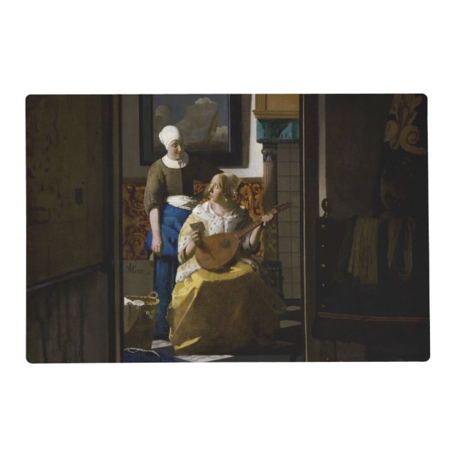 Johannes Vermeer - The Love Letter Placemat (Front)