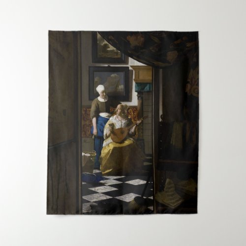 Johannes Vermeer _ The Love Letter Tapestry